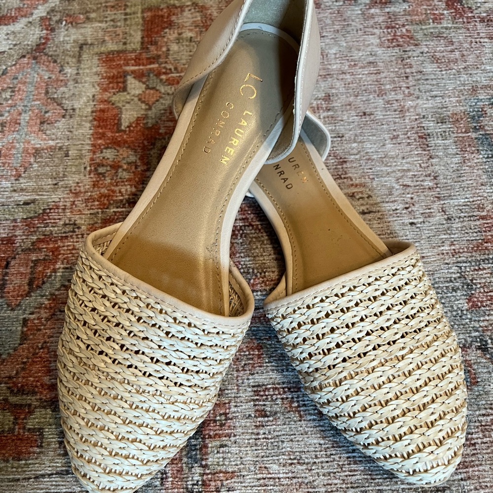 LC Lauren Conrad woven ballet flats